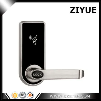 Single Latch Mortise RFID Card Key Hotel Door Lock Easy Install for Thin Door