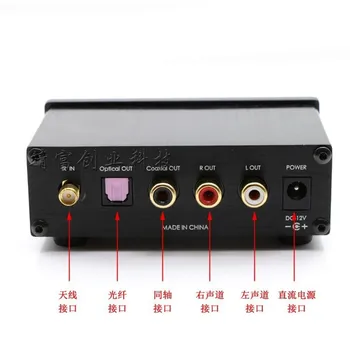 FX-Audio BL-MUSE-01 High-Speed HiFi Bluetooth Audio Receiver Output RCA/Coaxial/Optics For Digital Amplifier CSR-57E6 DC12V/1A