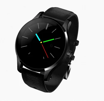K88H Smart Watch 1.22 Inch IPS Round Screen Support Heart Rate Monitor Bluetooth SmartWatch For iphone huawei xiaomi IOS Android