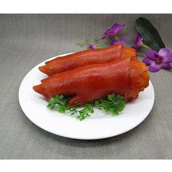 2pcs/set painting Arrival Cooked Food Series Simulated Pig's Feet Custom-made Restaurant Showcase Photography natural teach