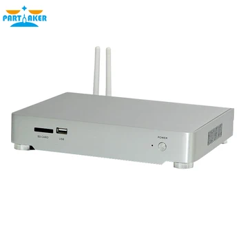 Partaker Intel Dual Core 12V Mini Desktop Computer 1 LAN 300M Wifi as a Gift HDMI VGA Two Display OPT I5 4260U