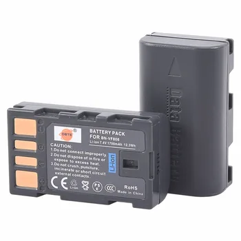 DSTE 1.5A Dual Charger with 2x BN-VF808 Batteries for JVC GZ-MG275 GZ-MG575 GZ-HD7 GR-D746 GR-D750 GR-D760 camera