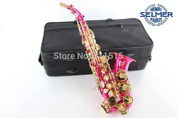 SS-54- B Adjustment Soprano Saxophone France Henry Selmer Saxophone Red Gold Lacquer Soprano Saxofone Reference 54 red