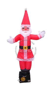 AD042 DHL +blower 2m inflatable christmas santa air dancer/Santa Claus christmas air dancer