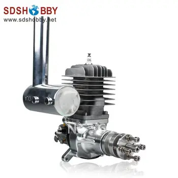 DLA56 CNC Processed Gasoline Engine/Petrol Engine 56CC for Gas Airplanes with Walbro Carburetor and NSK Bearing