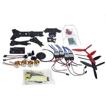 RC Drone Quadrocopter 4-axis Aircraft Kit 300H 300mm Frame 6M GPS APM 2.8 Flight Control No Transmitter No Battery F11859-G