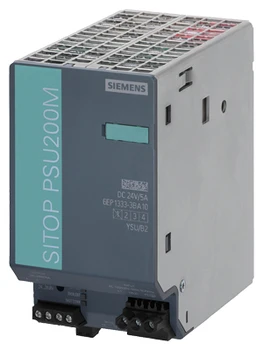 6EP1333-3BA10-8AC0 SITOP PSU200M PLUS 5 STABILIZED POWER SUPPLY INPUT: 120-230/230-500 V AC OUTPUT: 24 V/5 A DC WITH PROTECTIVE