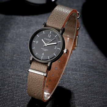 New Black Men Watches Luxury Bracelet Dress Watch Leather Women Quartz Watch Men Luxury Fashion Wristwatch