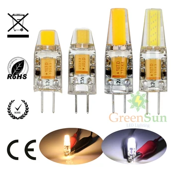 1set 4/10pcs Dimmable G4 COB LED Capsule Led Bulb 3W 6W Replace Halogen Light Lamp Halogen Replacement Bulbs AC/DC 12V-30V