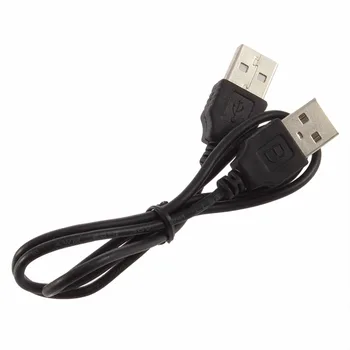 Black USB 2.0 Male To Male M/M Extension Connector Adapter Cable Cord Wire Wholesale