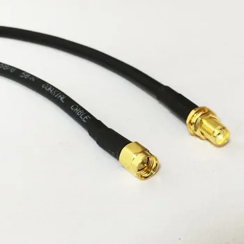 RF WiFi Antenna SMA Male Cable To SMA Female Pigtail Wireless 50CM for wifi Router Extension Adapter --M25