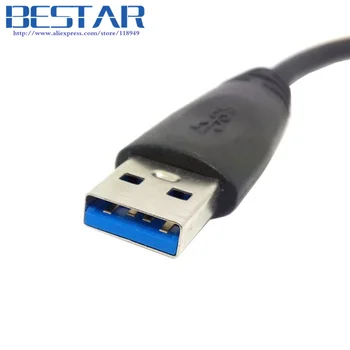 Super speed 5Gbps USB3.0 USB 3.0 to SATA 22 Pin Adapter Cable 10cm for 2.5
