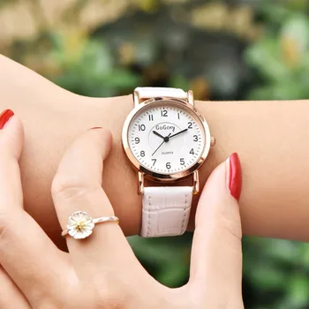 Watch Women 2016 brand luxury Fashion Casual quartz watches leather Lady Dress watch relojes mujer women wristwatches Girl