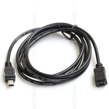 MINI USB 5 pin Male to Female Data Sync Charger Extension Cable Applicable to the car recorder GPS Navigator 0.5m 1.5m/5ft