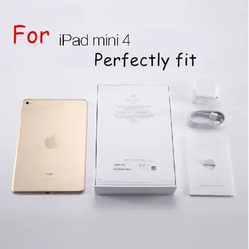 For Apple iPad Mini 4 Mini4 Brand Smart Case Simple Design Luxury Business Style Wood texture Case Cover