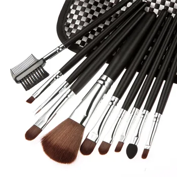 10Pcs Superior Makeup Brush Set for Eyebrow Powder Eyeshadow Eyeliner Lip Blush Concealer Foundation Brush Make Up Kit With Bag