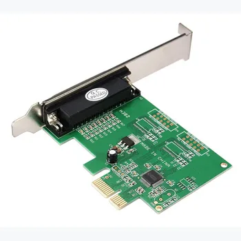 IEEE 1284 DB25 25 Pin Parallel Port PCI-E PCI Express Card Adapter for PC