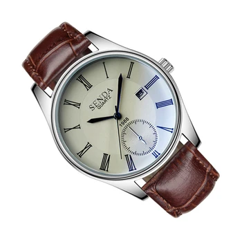 Business Watch Automatic analog leather wristwatch top quality mens famous datajust clock vintage relogio masculino dw watches
