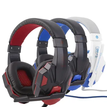 New 3.5mm Surround Stereo Gaming Headset Headband Headphone with Mic for PC Wholesale