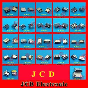 For 22 models,44 PCS micro mini HDMI jack socket connector in HDMI