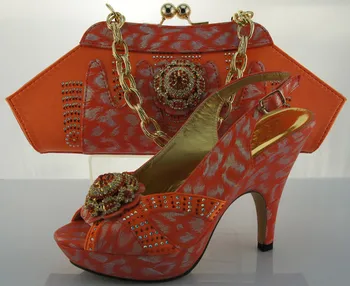 New Design African Woman Shoes And Bag Sets Fashion Italian Matching Shoe And Bag Set ME2205