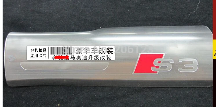 A3 S3 RS3 stainless steel Scuff Plate/Door Sill Fast air ship