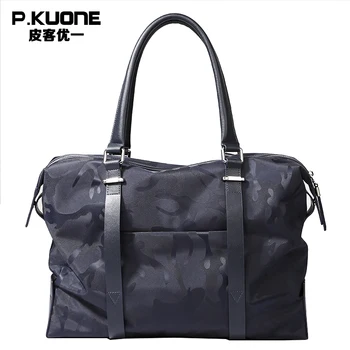 P.KUONE Brand Camouflage Fashion Travel Bag Men Big Totes Luggage Large Hand Bag Large Capacity Men's Casual Travel Bags Package