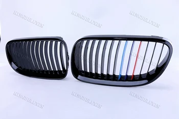 1set M-Color Front Grill Grilles For BMW 3series E92 E93 LCI 328i 335i Coupe Cabriolet 11-13 Gloss Black #925