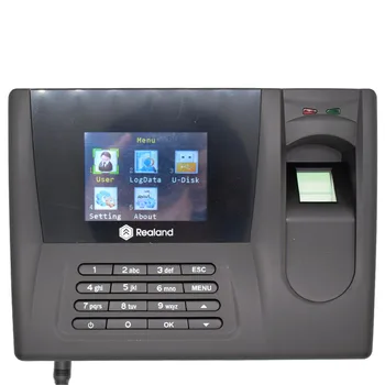 Realand 2.8 inch Screen AC-021 USB TCP/IP Fingerprint Time Attendance Machine