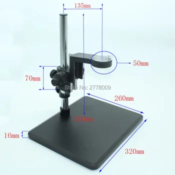 Industrial Microscope Camera Lens Ring Holder 50mm Trimmer Knob Standard Size Maintenance Platform Laboratory Applications