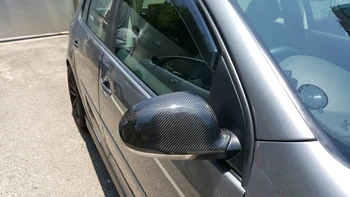 Golf MK5 Replace Styling Carbon Fiber Side Rear Mirror Covers house For VW Golf V MK5 2006-2009