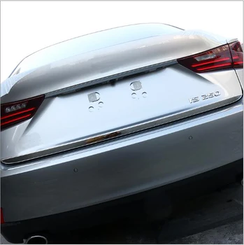 Stainless steel material The tail cover molding Article converted trunk bright stainless steel sequins For Lexus IS250 IS200