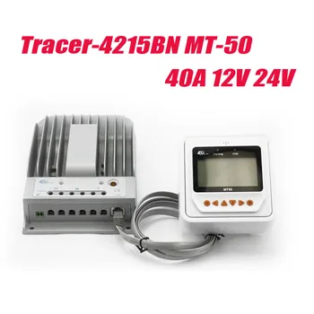 1PC EPSOLAR MPPT Solar Charge Controller 40A 12V 24V Tracer4215BN Programmable MPPT Solar Controller WithMT50 LCD Remote Display