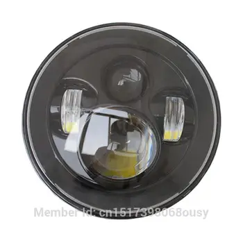 Round Motorcycle H4 7'' Daymaker headlight High/Low Beam + 4.5 inch 30W LED Front lights Driving lights for Harley Touring