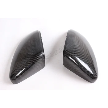 Golf MK7 Carbon Fiber Full Replacement Side Mirror Cover Caps For VW Golf7 MK7UP