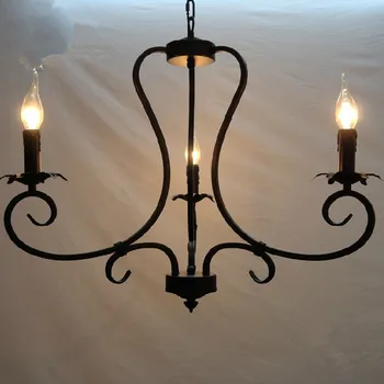 American style lamp pendant chandelier light iron lamp light living room dining room chandelier lighting