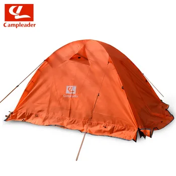 Outdoor 2-3 people double tent round aluminum pole tent Survival in the wild, mountain climbing hiking camping tent