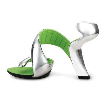 2017 Summer European Sexy Girl 4 Colors Bottomless Snake Twisty High Heels Platform Women Sandals Peep Toe Woman Wedding Shoes