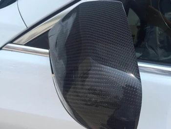 ATS Car Carbon Fiber Side Mirror Cover Mirror Housings for Cadilac ATS 2013-(Not fit ATS coupe)