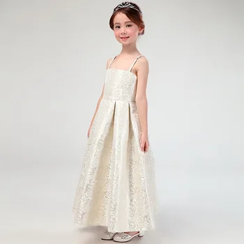 Maggie's Walker Girls Wedding Party Dress with Shawl 2017 Noble Design Flower Gowns Children Teenage Flower Formal Infant Dress