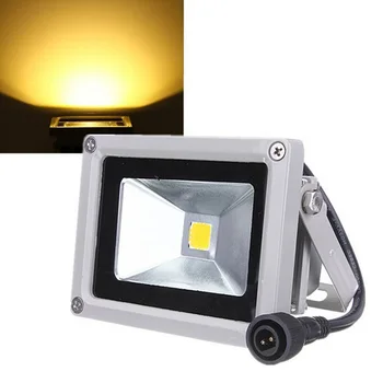 10w Outdoor Lamp Solar Energy Projecting Light Warm Light Projection Light LED Flat Panel Flood Light