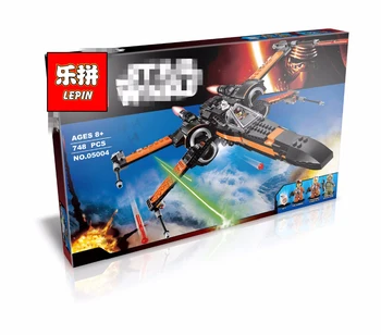 LEPIN or LELE Star Wars 7 Poe's X-Wing Fighter Figure toys building blocks set marvel compatible with legoe