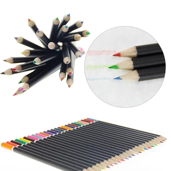 84pcs Children Painting Set Drawing Brush Elementary Water Color Pen Art Markers Wood Box Set
