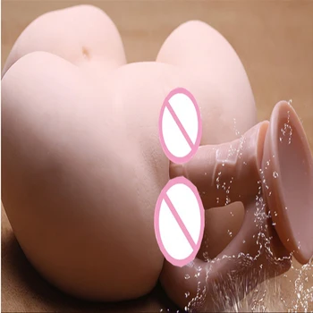 Waterproof Double dildo strapon dildos with suction cup realistic soft dildo artificial penis anal sex toys for women lesbian