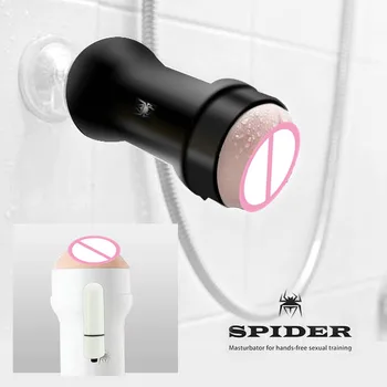 EVO Spider Handsfree Vibrating Silicone Vagina Male Masturbator, Artificial Pussy, Sex Toys, Sex Products For Men