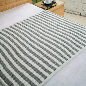 Home textile knitted Blanket AB side pink gray cotton blanket for Adult children stripe plaid throw on Sofa/Bed/Plane 150*200cm