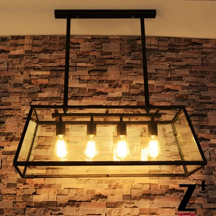 American Style Glass Vintage Pendant Light Industrial Edison Coffee Bar Restaurant Lights