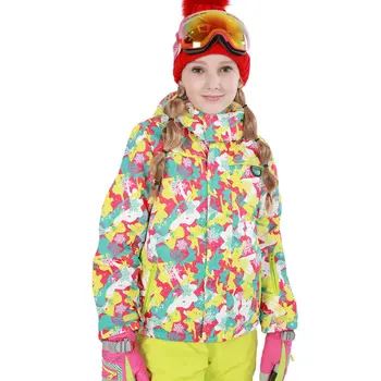 Phibee Winter Girls or Boys Waterproof Ski Jacket Snow Pants Thick Warm Snowboard Windproof Breathable -30 Degree