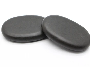 1 piece large 12cm*8cm natural basalt hot spa massage stones