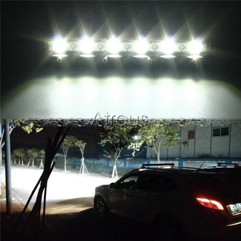 Atreus Car Single Row LED Light Bar 12V Spot 18 36 54W Driving Fog Lamp For Mercedes G Class W460 W461 BMW X1 X3 X5 Audi Q5 Q7